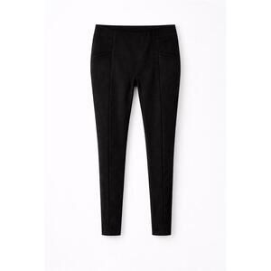 NWT Halara Women’s Black Faux Suede Skinny Pants 7/8 Length - Size XL